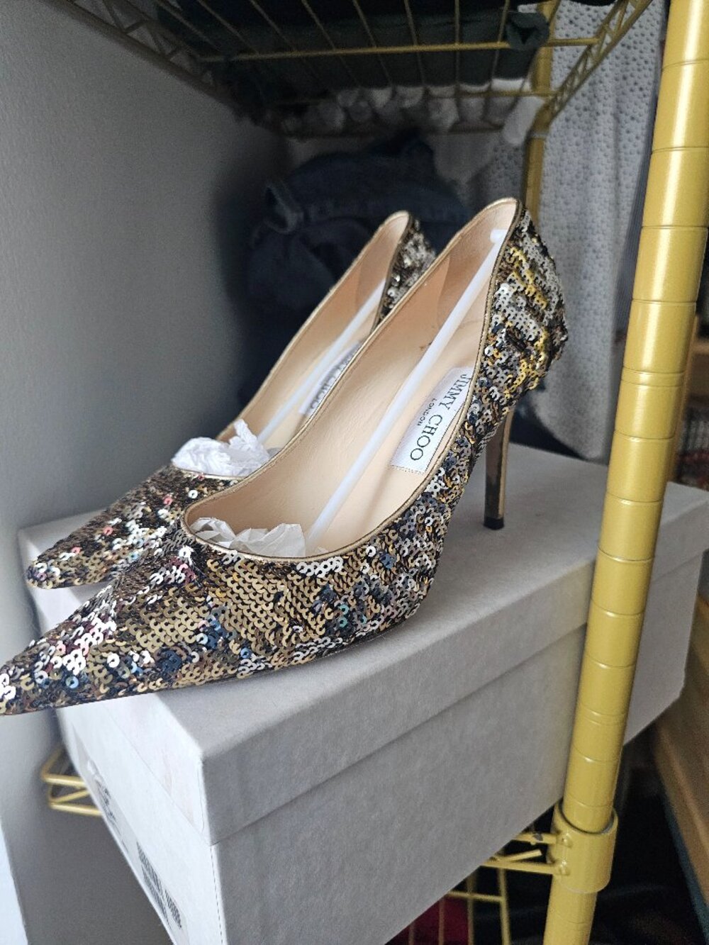 Jimmy Choo Agnes Heels 38 1/2
